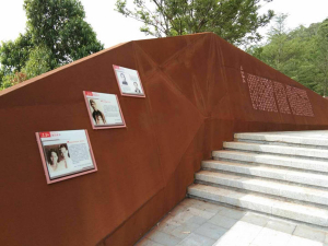 崂山耐候钢挡土墙
